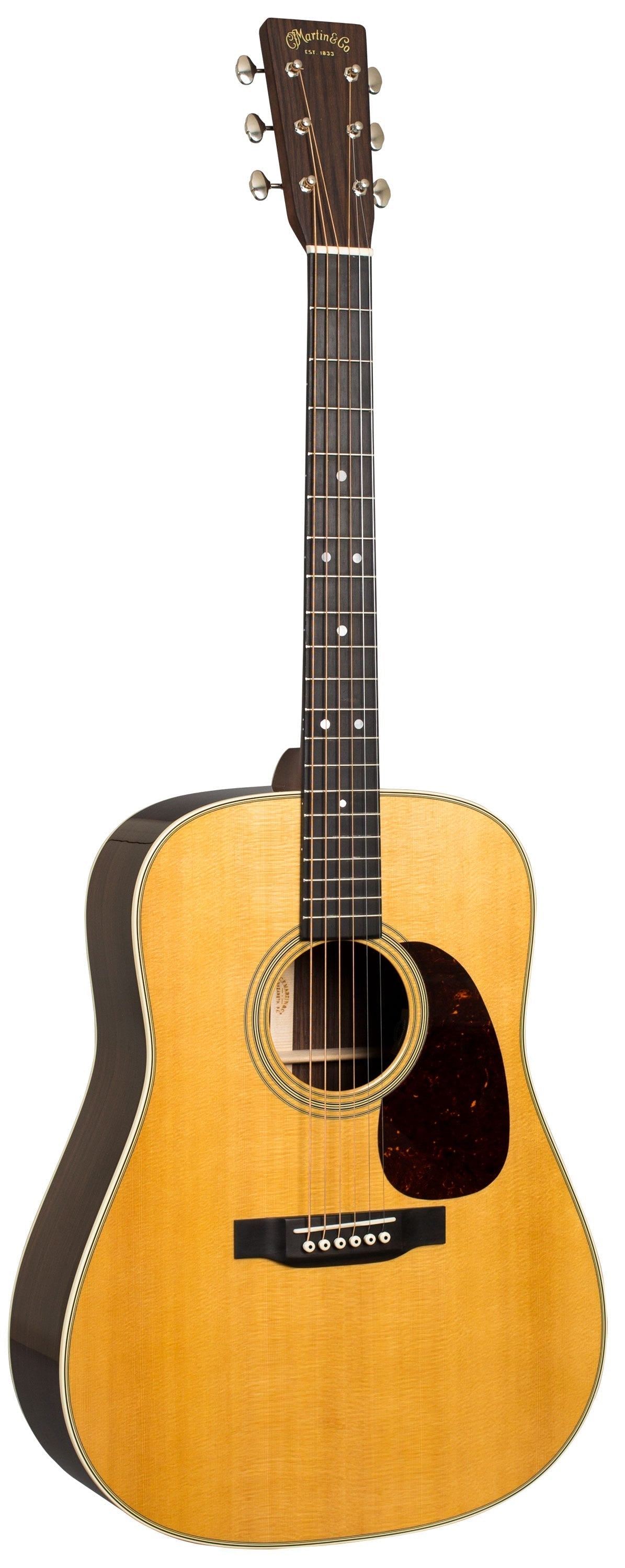 Martin D28 Standard Series Dreadnought Acoustic Guitar w/Case - Natural Gloss