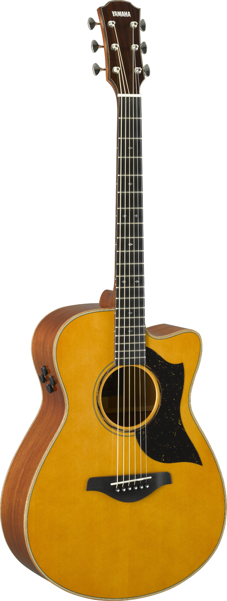 Yamaha AC5M All-Solid Concert Acoustic/Electric Guitar - Vintage Natural