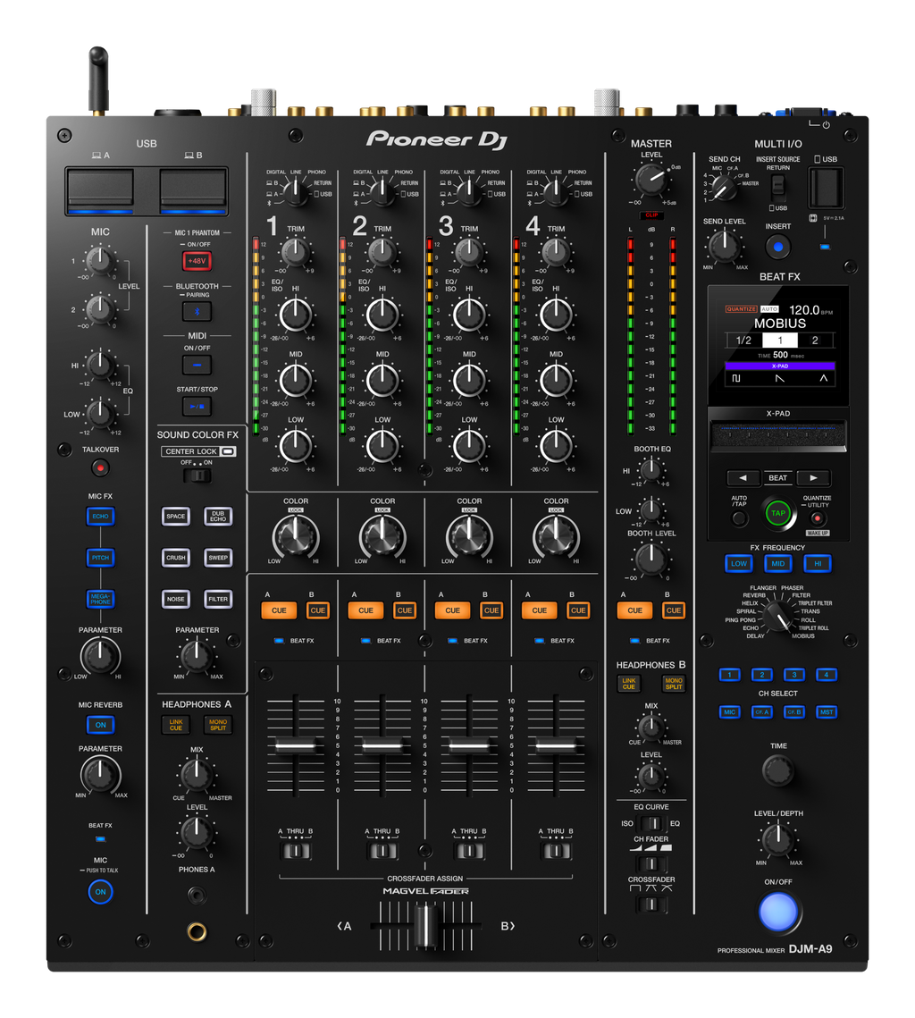 Pioneer DJ DJM-A9 Mixer w/Bluetooth - Black