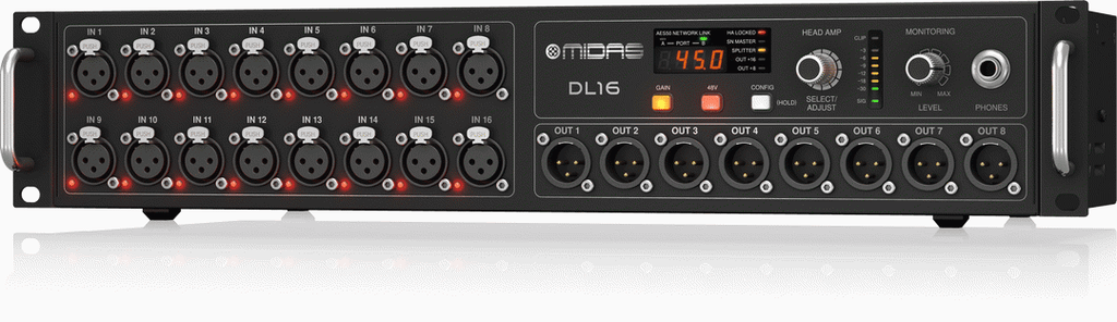 Midas DL16 Stage Box w/ Midas Preamps
