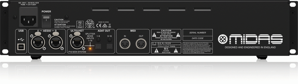 Midas DL16 Stage Box w/ Midas Preamps