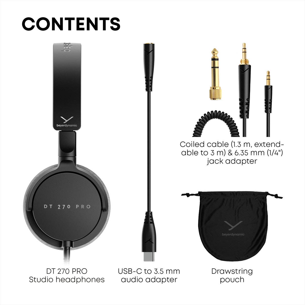Beyerdynamic DT 270 PRO Compact Headphones