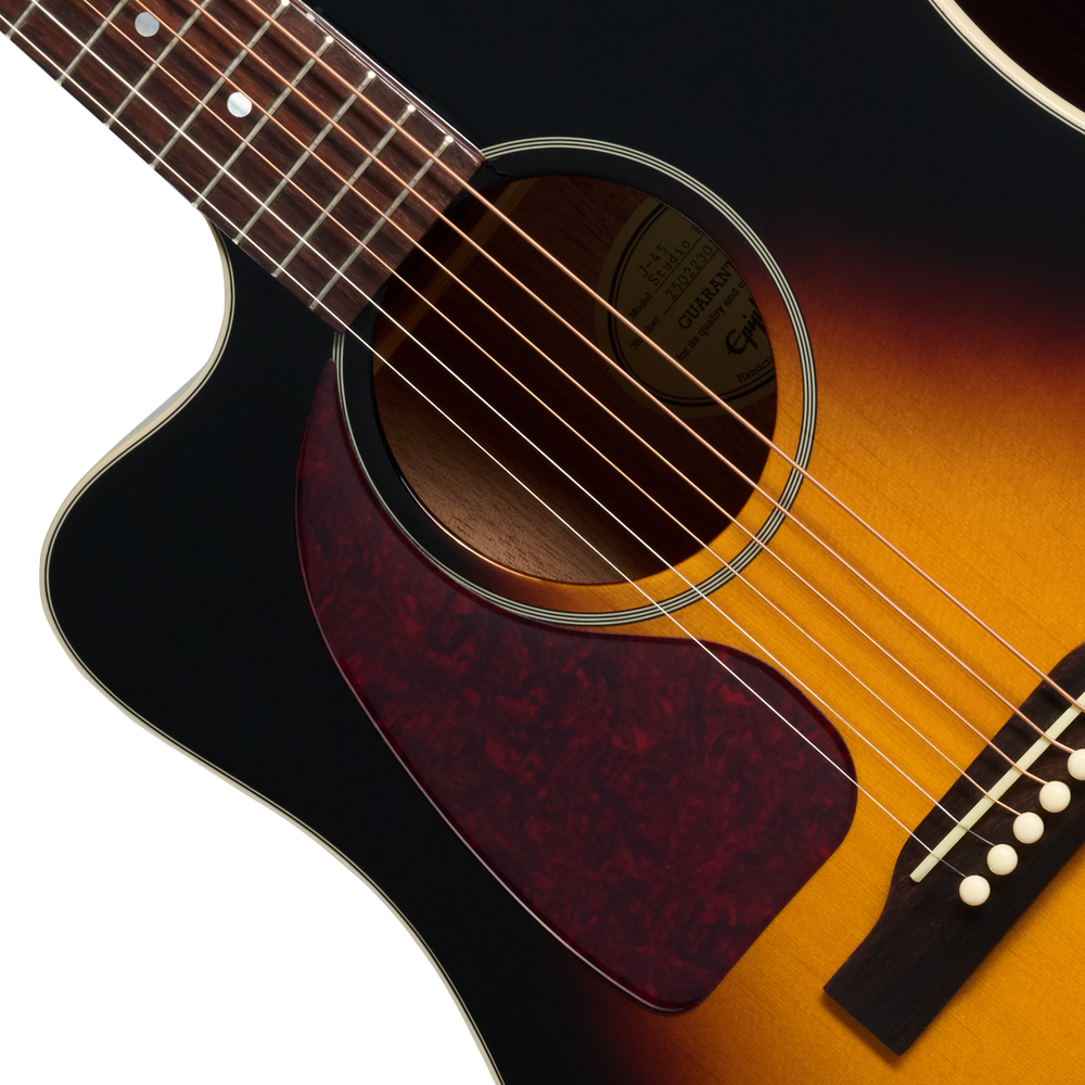 Epiphone J-45 Studio EC - Vintage Sunburst - Left Handed
