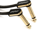 EBS Premium Gold Flat Patch Cable - Single - 18cm
