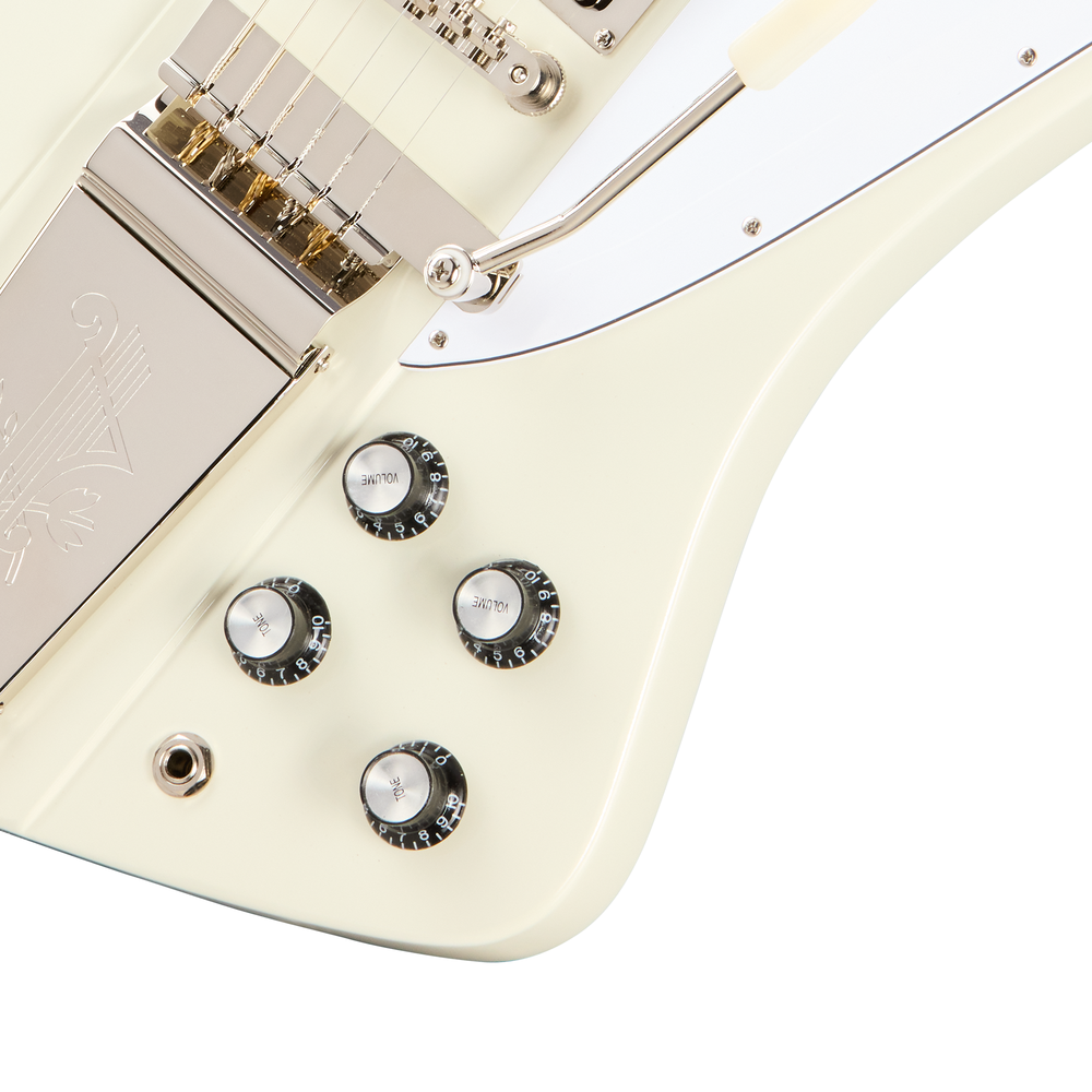 Epiphone 1963 Firebird V w/Maestro Vibrola Reissue - Polaris White