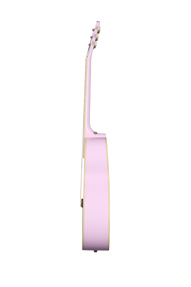Epiphone J-180 LS w/Case - Pink