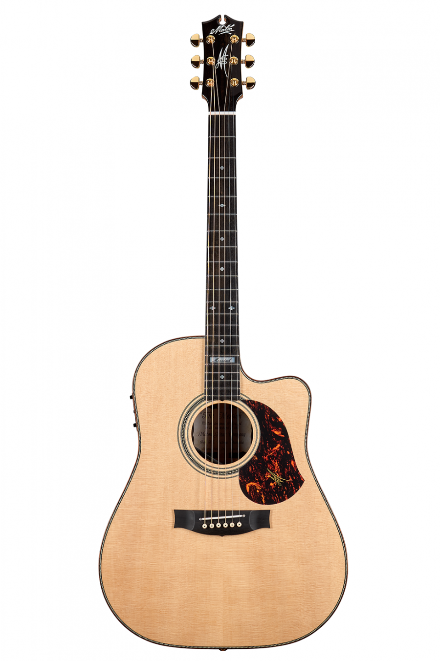 Maton EM100C Messiah Acoustic Electric Guitar w/Case - Natural Gloss