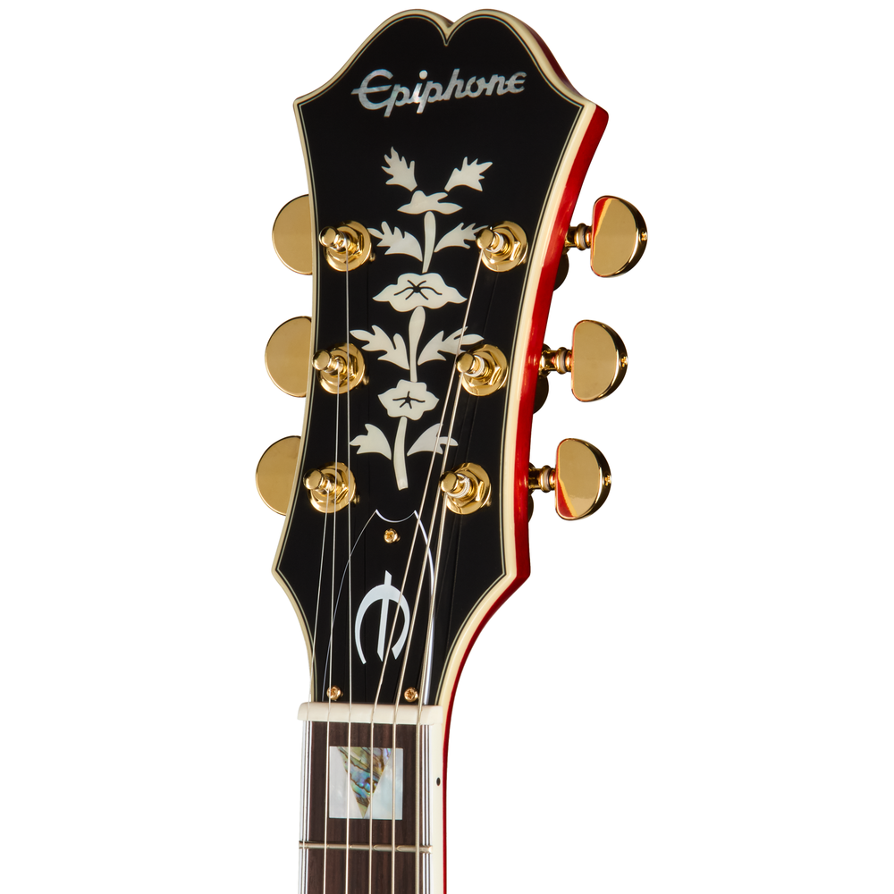Epiphone Masterbuilt Gem Archer Sheraton - Cherry Red - Left Handed