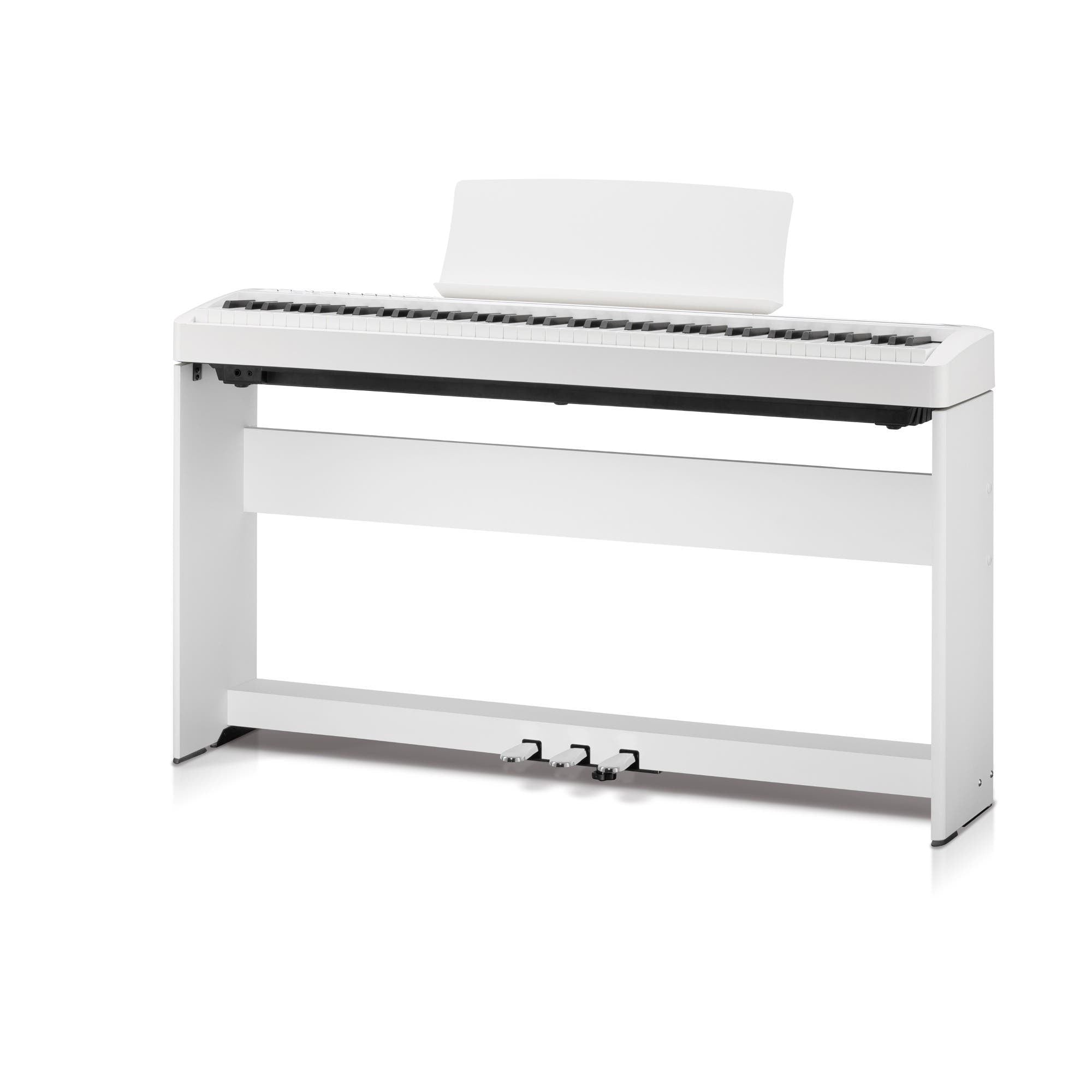 Kawai ES120SW KIT Digital Piano Set inc Stand + Pedal - White