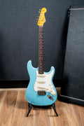 Fender Custom Shop Limited Edition Fat '64 Stratocaster - Journeyman Relic - Aged Daphne Blue RW (#L11639)