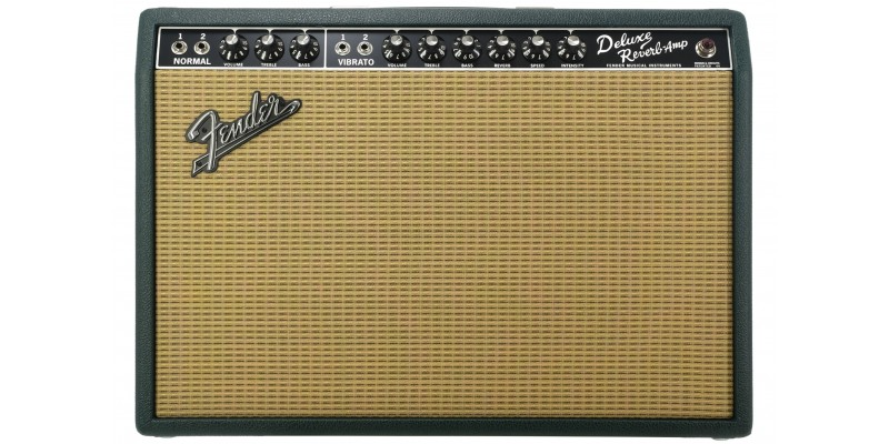 Fender FSR '65 Deluxe Reverb - British Racing Green/Wheat w/Eminence GA-SC64 (Limited Edition)