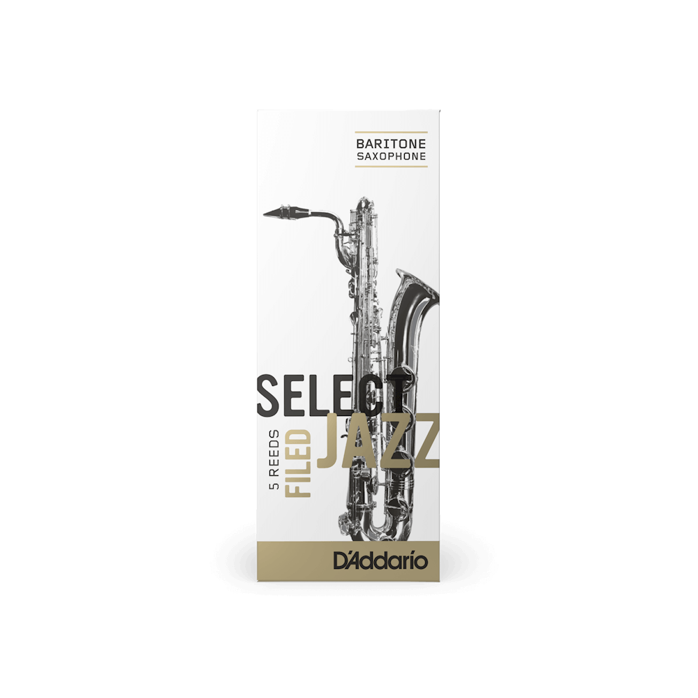 Rico Select Baritone Sax Reed - Filed 2H - 5 pack