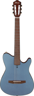 Ibanez FRH10N Nylon String Guitar - Indigo Blue Metallic Flat