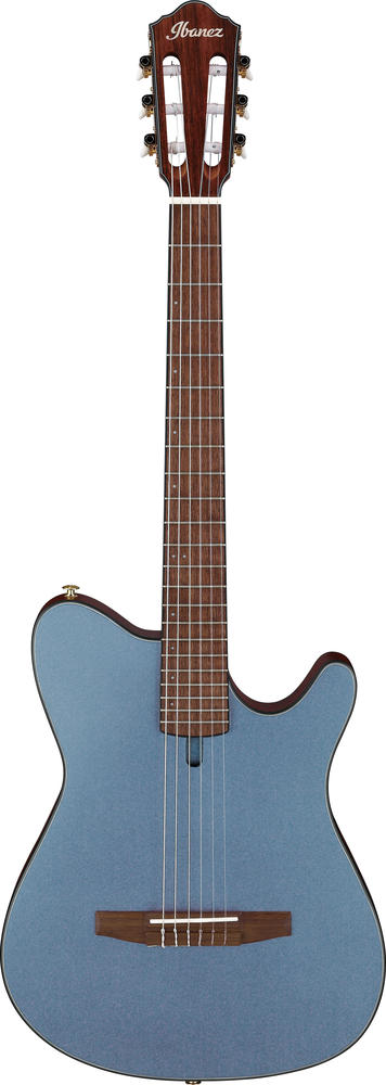 Ibanez FRH10N Nylon String Guitar - Indigo Blue Metallic Flat