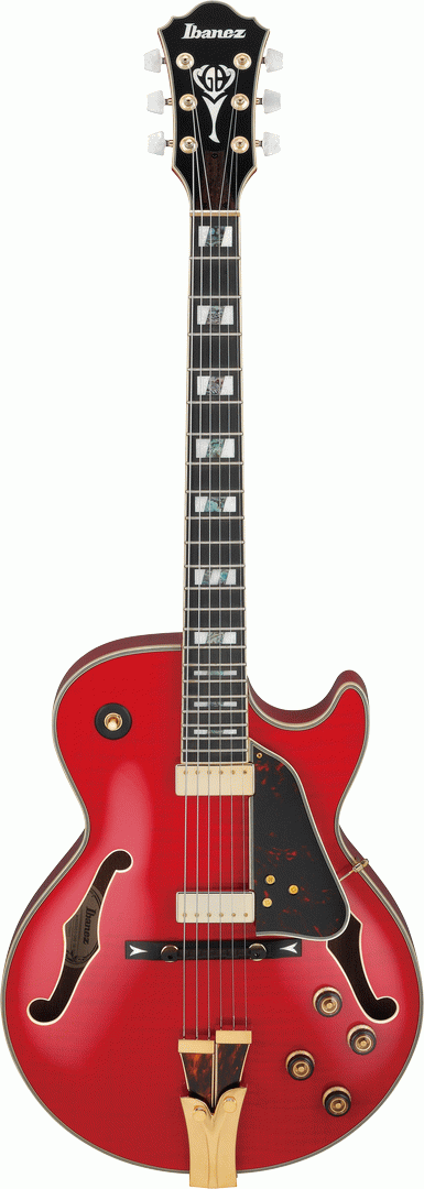 Ibanez GB10SEFM SRR George Benson Electric Guitar W/Case - Sapphire Red