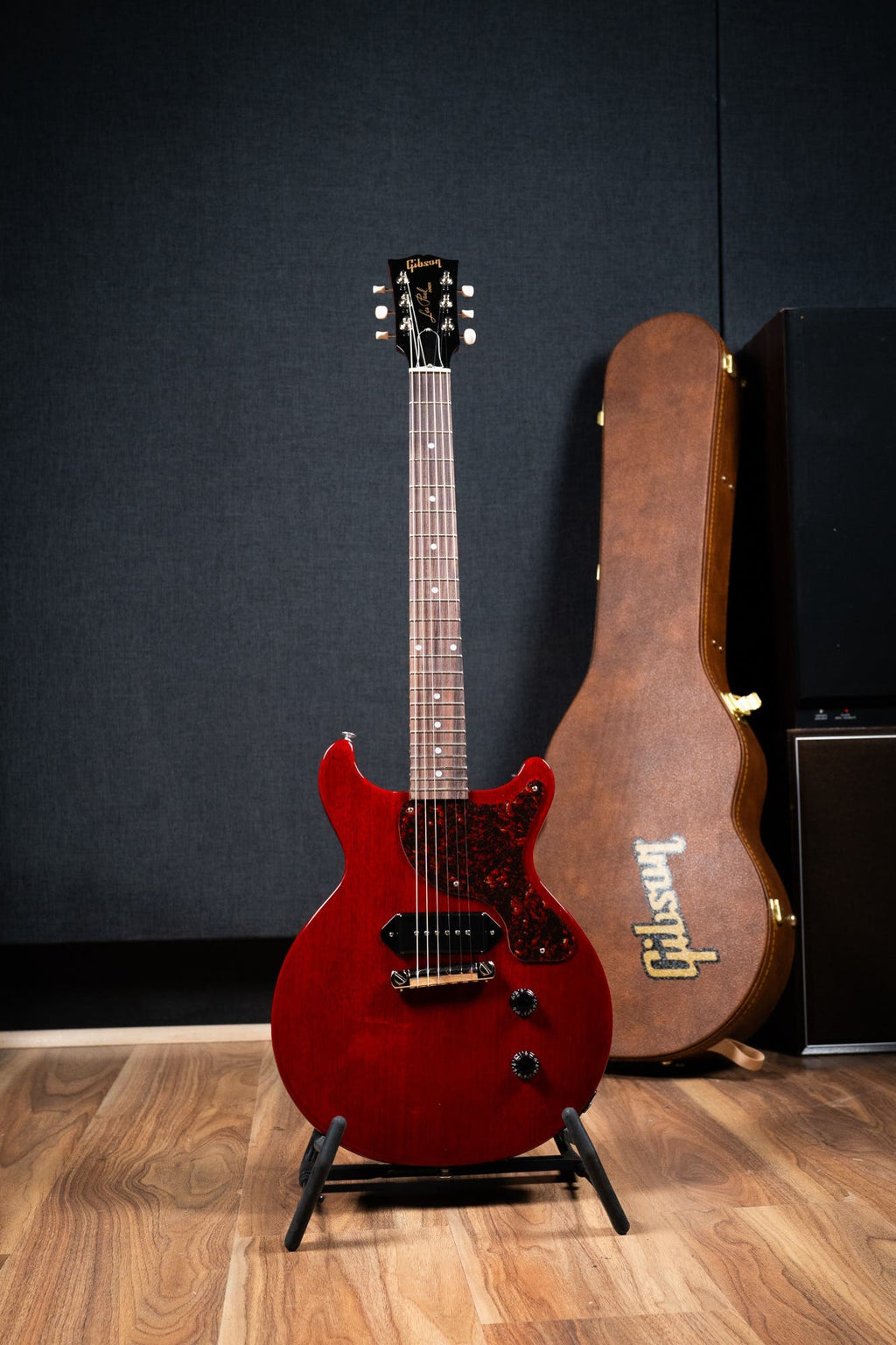 Gibson Les Paul Junior Double Cut - Tortoise Pickguard - Vintage Cherry