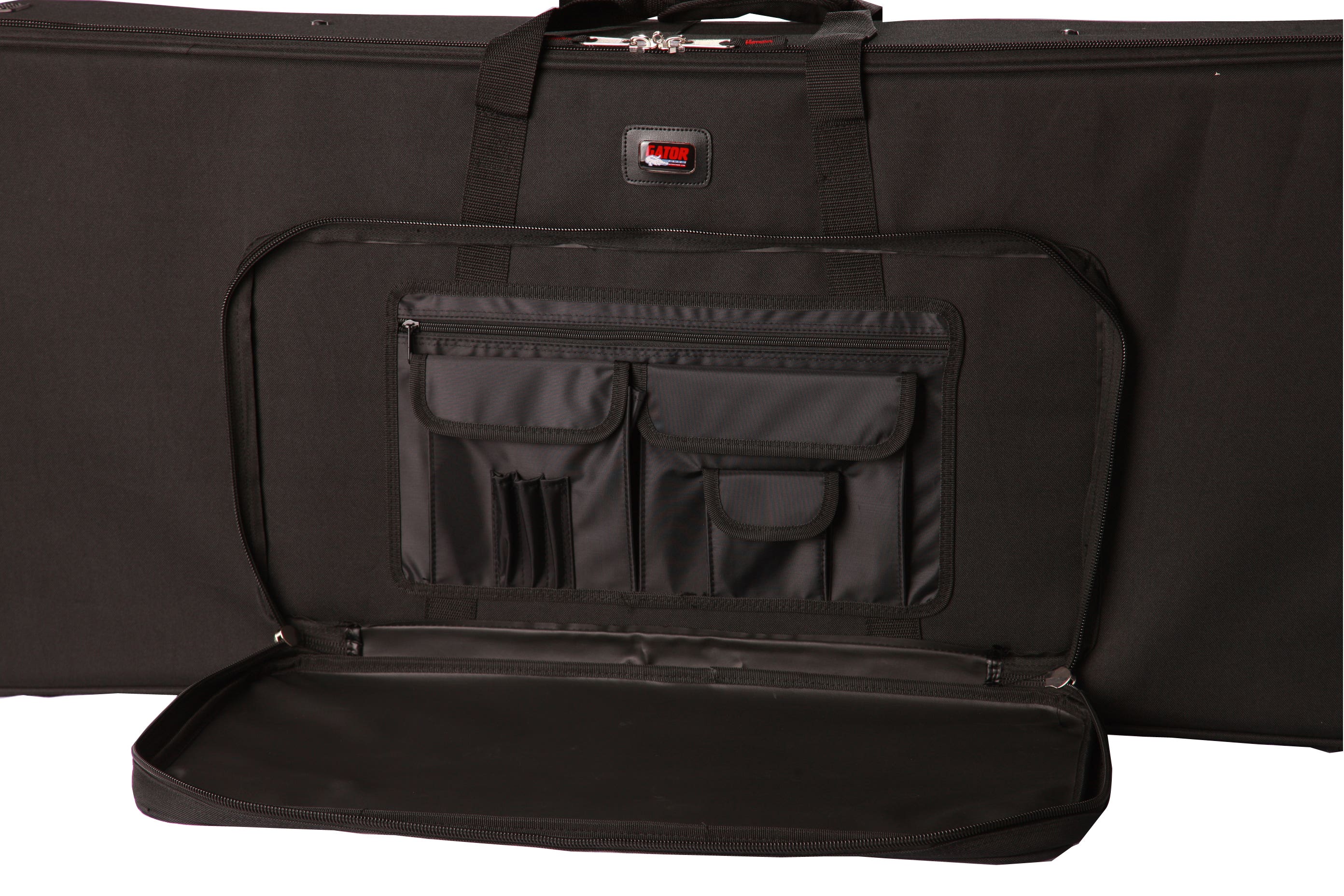 Gator GK-61-SLIM Lightweight 61-Note Slim Keyboard Case w/ Wheels