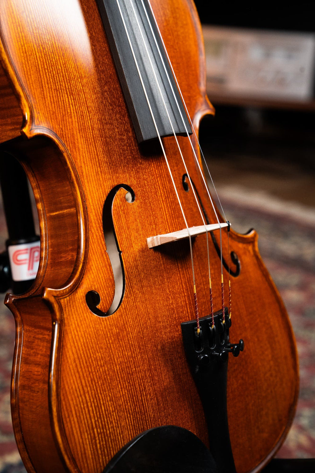 GLIGA 4/4 VASILE  SUPERIOR ITALY 1PC BACK PROFESSIONAL SETUP W/OPAL GOLD STRINGS (VIOLIN ONLY)