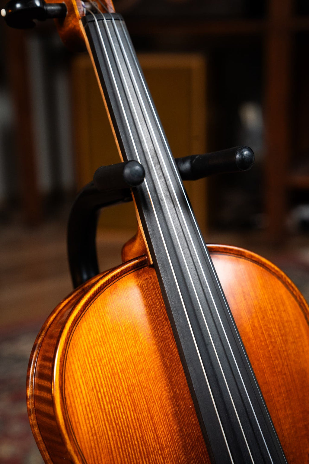 GLIGA 4/4 VASILE  SUPERIOR ITALY 1PC BACK PROFESSIONAL SETUP W/OPAL GOLD STRINGS (VIOLIN ONLY)