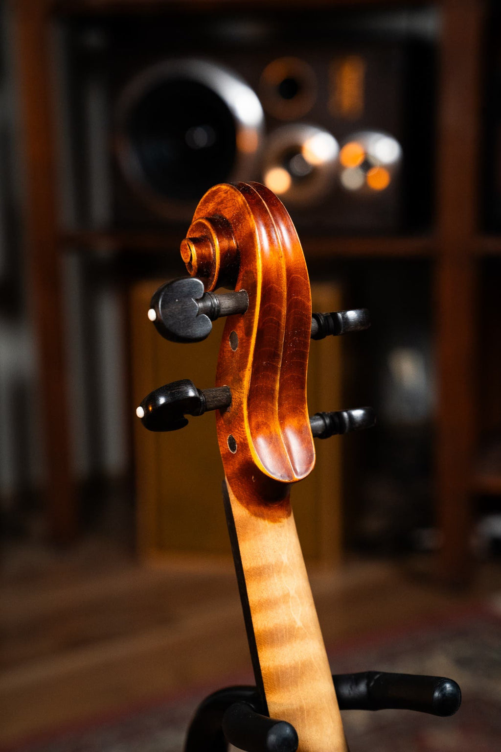 GLIGA 4/4 VASILE  SUPERIOR ITALY 1PC BACK PROFESSIONAL SETUP W/OPAL GOLD STRINGS (VIOLIN ONLY)