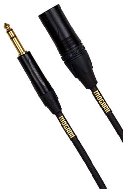 Mogami Gold Studio Speaker Cable Male XLR to TRS - 10ft