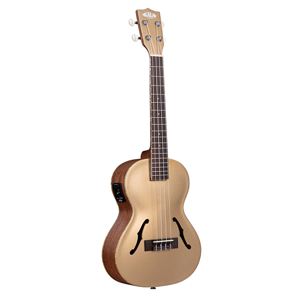 Kala Kalamazoo Archtop Tenor Ukulele w/Pickup - Gold