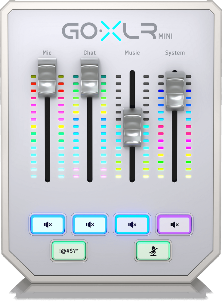 TC Helicon GoXLR MINI WHITE All-in-one Audio Interface