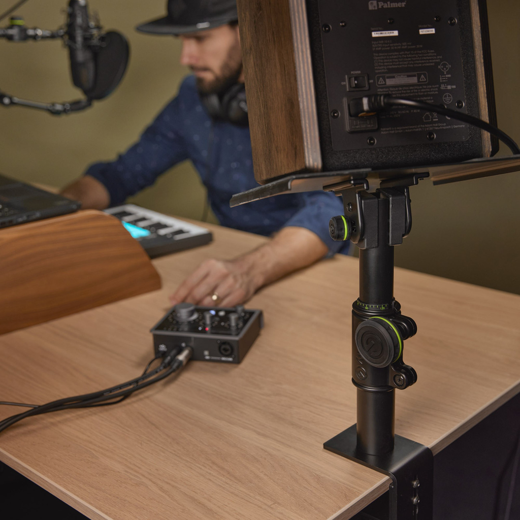 Gravity GSP3102TM Adjustable Monitor Stand w/Table Clamp (Single)