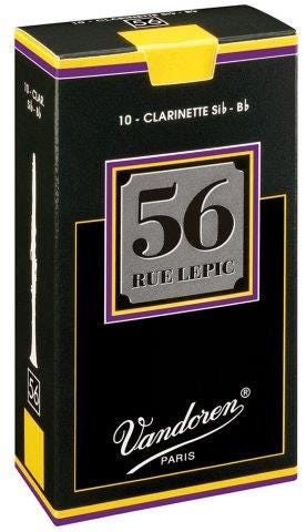 Vandoren 56 Rue Lepic Bb Clarinet Reed - Box of 10 - Strength 3