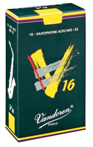 Vandoren v16 alto sax reeds - box of 10 - strength 3.5