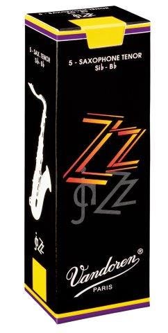 Vandoren zz jazz tenor sax reeds - box of 5 - strength 2.5