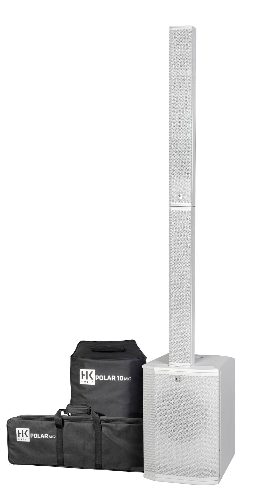 HK Audio Polar 10 MK2 Column PA System - White