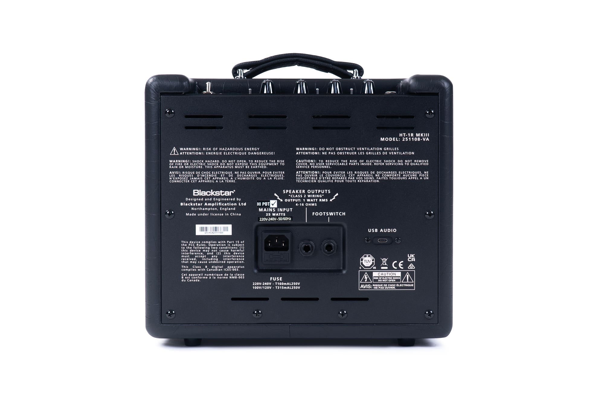 Blackstar HT-1R MKIII - 1W 1X8" Valve Combo w/Reverb