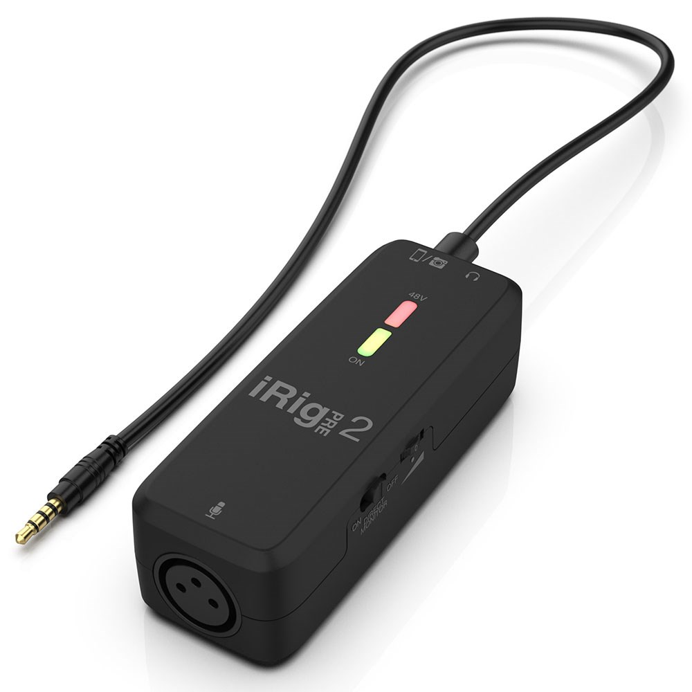 IK Multimedia iRig PRE2 XLR Microphone Interface / Preamp