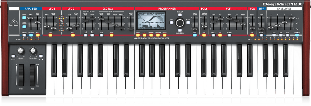 Behringer DeepMind 12X True Analog 12-Voice Polyphonic Synth Keyboard