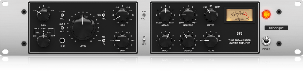 Behringer 676 Classic Vacuum Tube Preamplifier