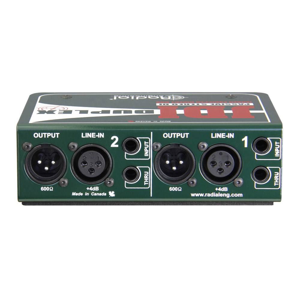 Radial JDI-Duplex Passive Stereo DI w/Jensen Transformers
