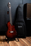 Katoh Hispania Chambered Solidbody Nylon String Guitar w/Bag - Cognac