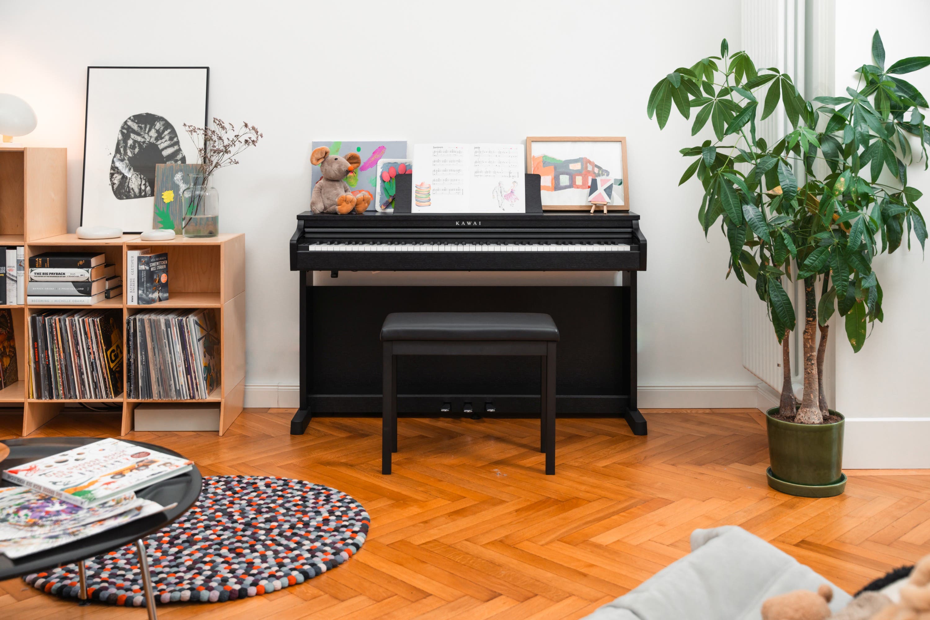 Kawai CX202WS Digital Piano w/Matching Bench - White Satin