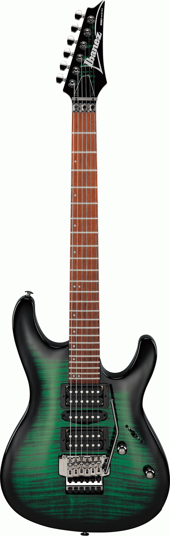 Ibanez KIKOSP3 Kiko Signature Electric Guitar - Transparent Emerald Burst