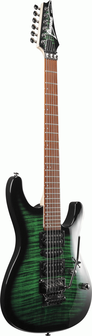 Ibanez KIKOSP3 Kiko Signature Electric Guitar - Transparent Emerald Burst