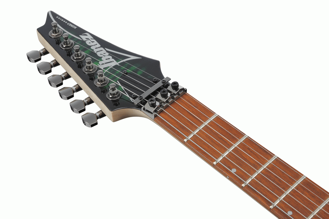 Ibanez KIKOSP3 Kiko Signature Electric Guitar - Transparent Emerald Burst