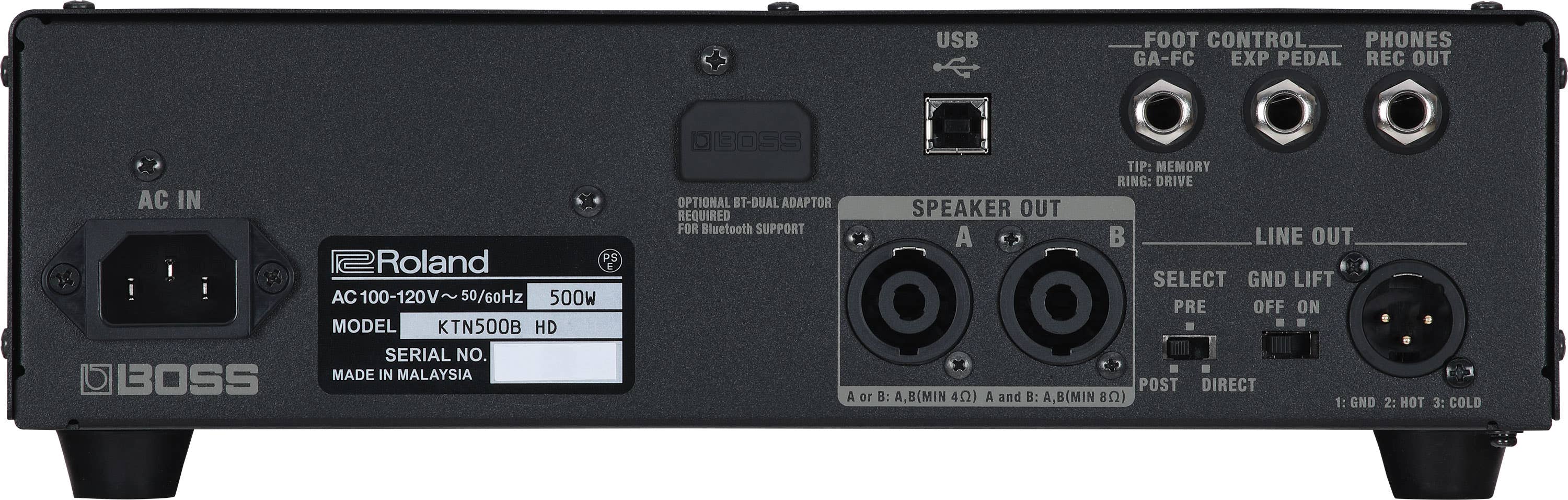Boss Katana 500 Bass Amp Head (KTN500BHD)