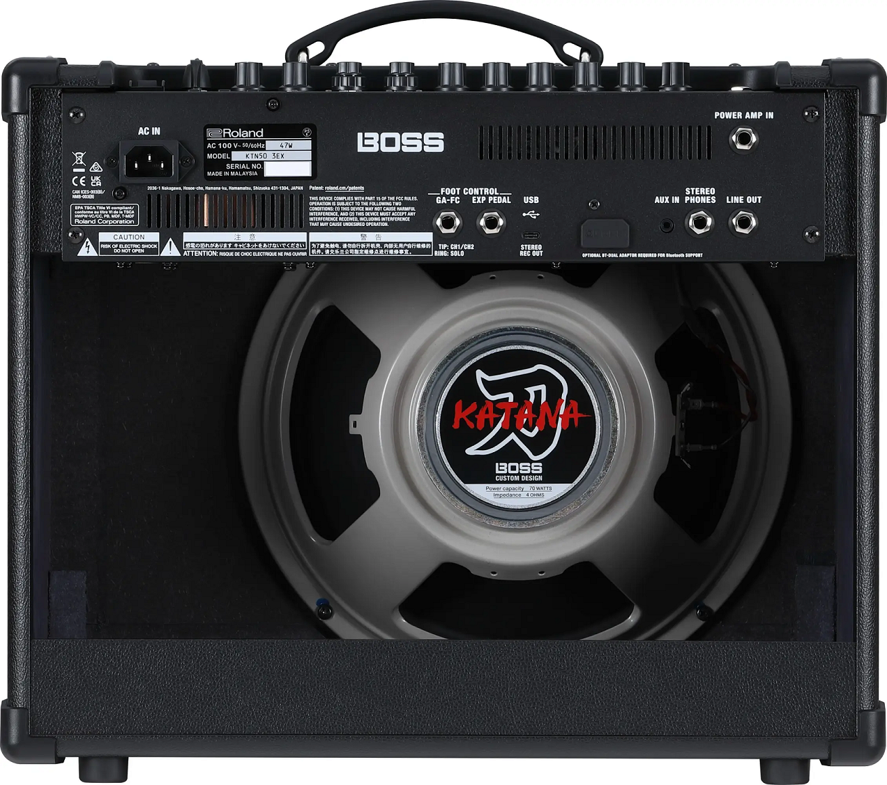 Boss Katana 50 EX Gen 3 Guitar Amp Bundle w/ BT-DUAL (KTN503EXBTD)