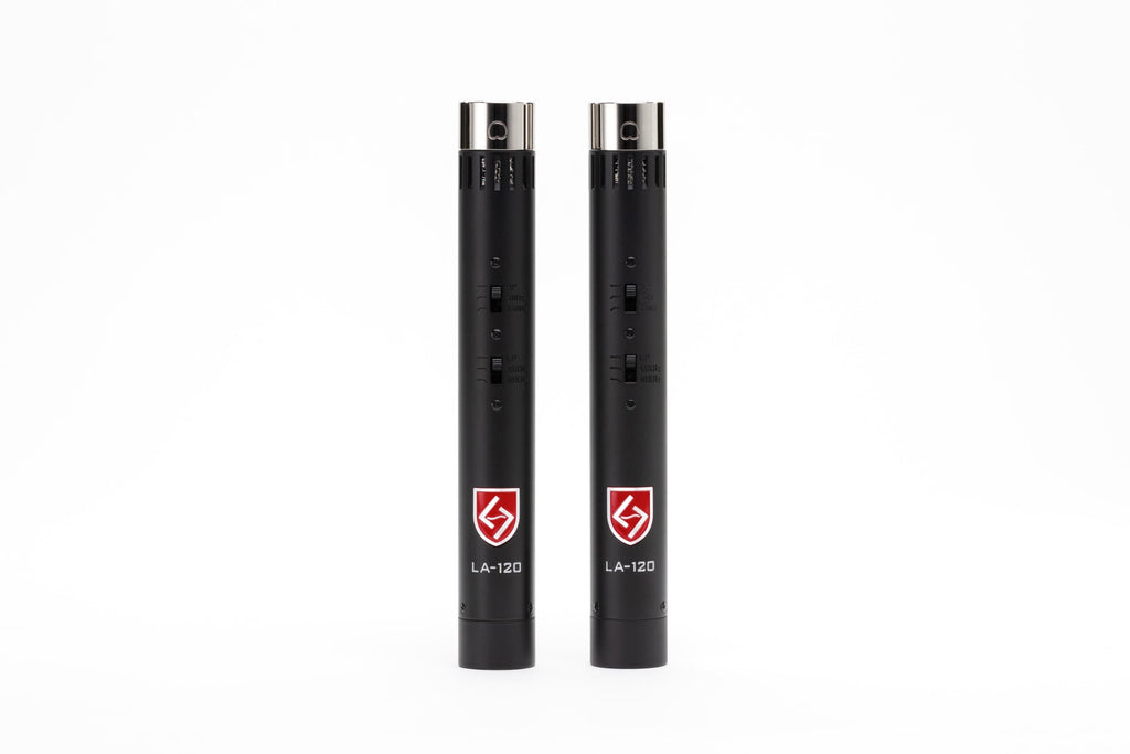 Lauten Audio Black LA-120 V2 Small Diaphragm Condenser Microphone - Pair