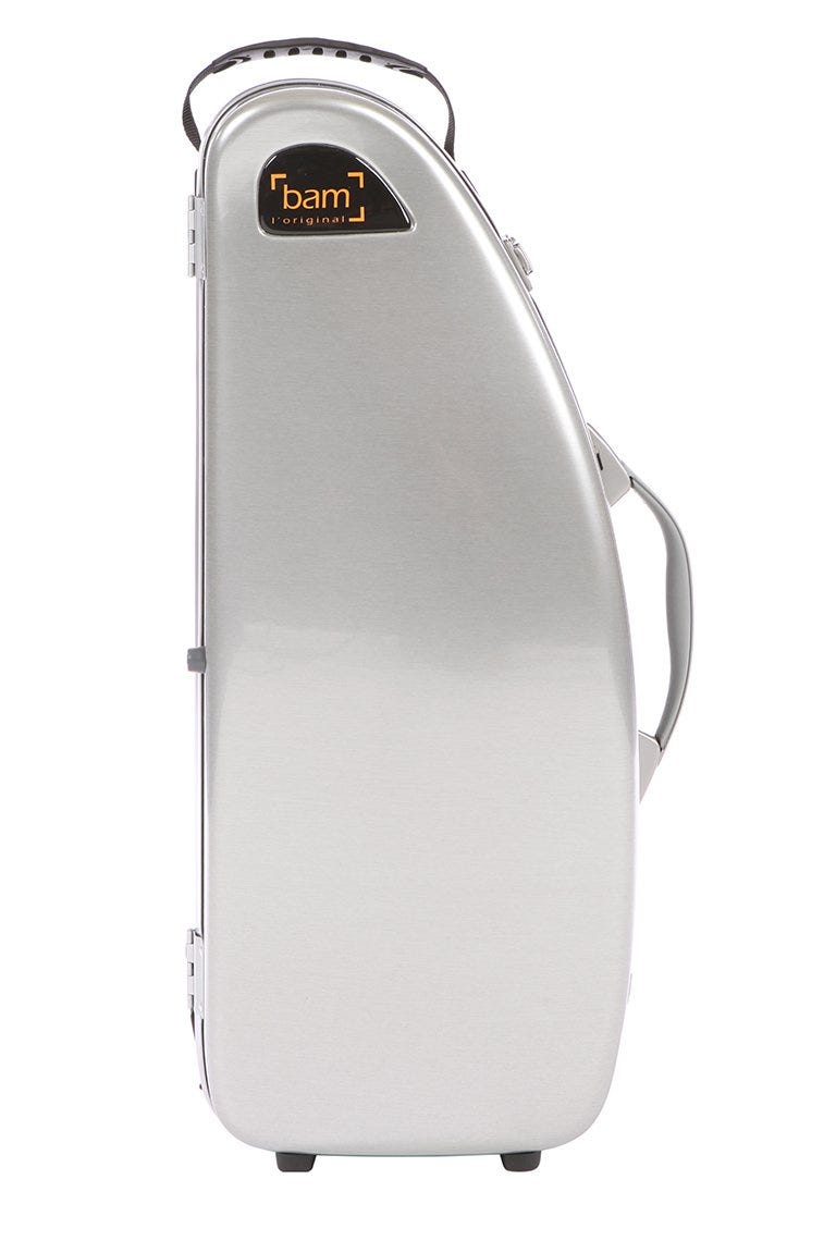 BAM LA DEFENSE Hightech Alto Sax Case - Brushed Aluminium (DEF4101XLA)