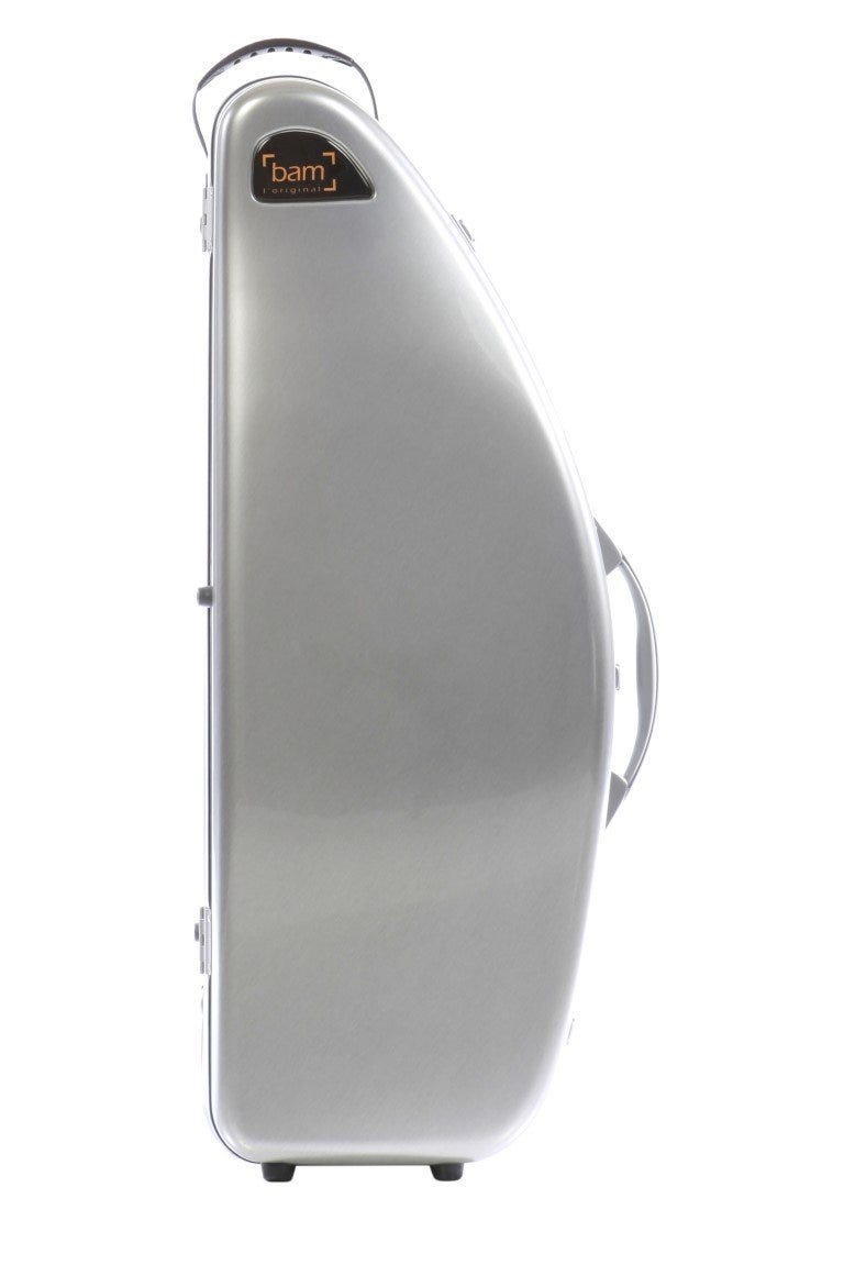 BAM LA DEFENSE Hightech Tenor Sax Case - Brushed Aluminium (DEF4102XLA)