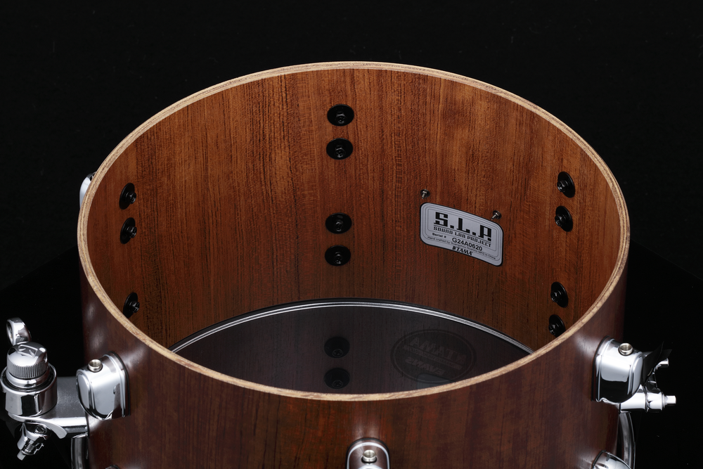 TAMA S.L.P. 12"x7" Mod Bubinga Snare Drum - Satin Bubinga