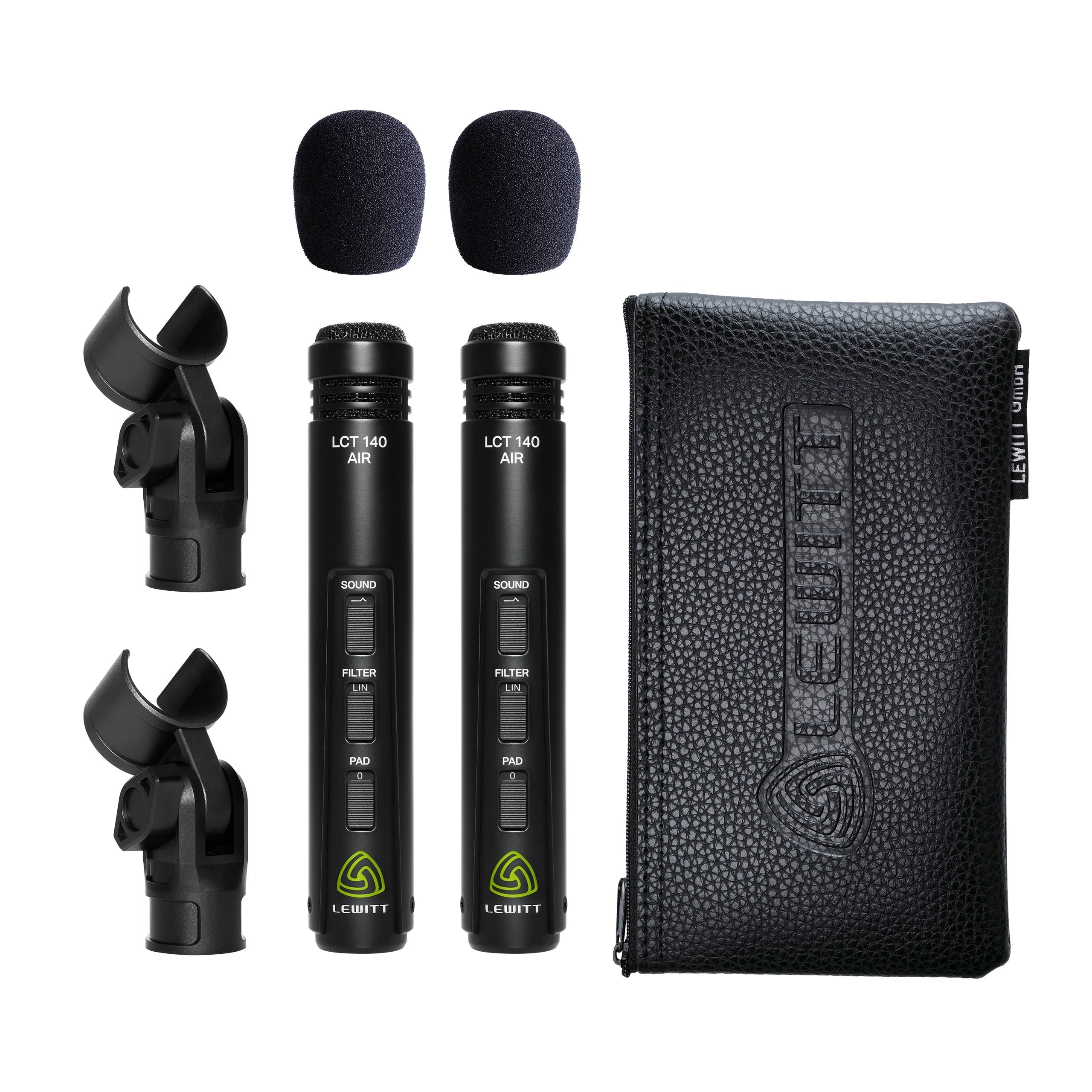 Lewitt LCT140 AIR Small Diaphragm Condenser Microphones (Matched Pair)