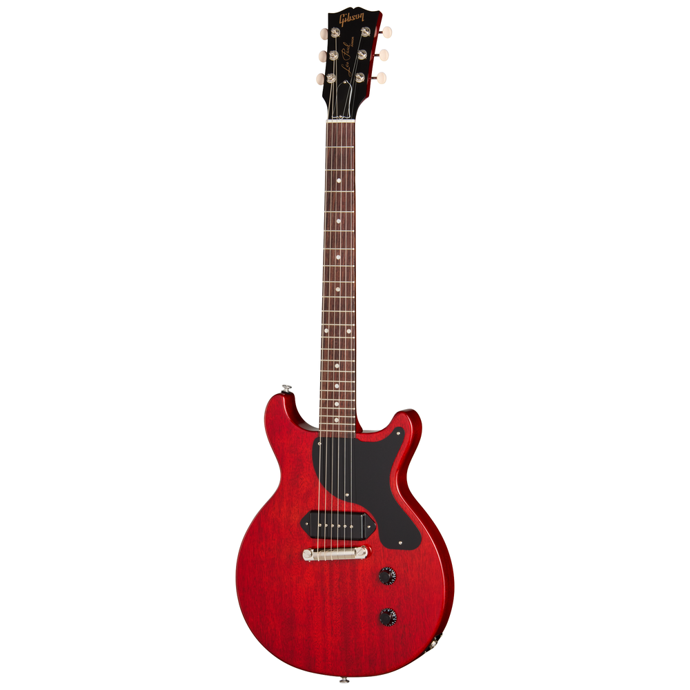 Gibson Les Paul Junior Double Cut - Black Pickguard - Vintage Cherry
